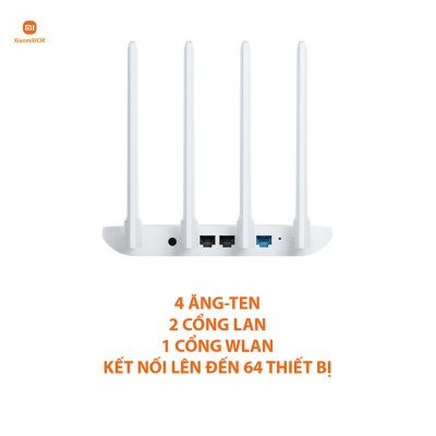 Bộ phát Wifi Xiaomi Mi Router 4C - Hàng Chính Hãng Digiworld