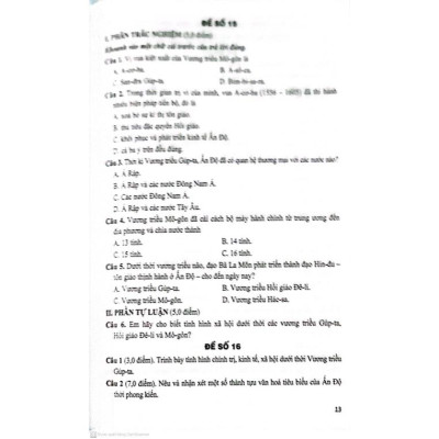 Sách - Đề Kiểm Tra Đánh Giá Lịch Sử Lớp 7 ( Bám Sát sách Giáo Khoa kết Nối ) HA-MK