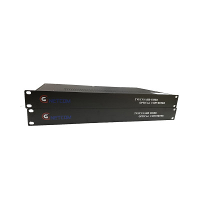Bộ Chuyển đổi Quang Video 16 kênh GNETCOM HL-16V-20T/R-1080P (2  thiết bị) - Hàng Chính hãng