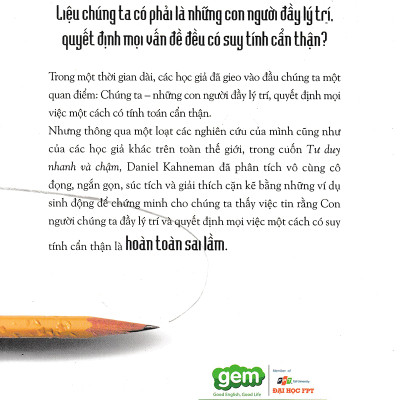 Tư Duy Nhanh Và Chậm (Tái Bản 2019) (Tặng Cây Viết Galaxy)