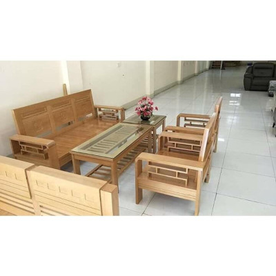Bàn ghế gỗ sồi