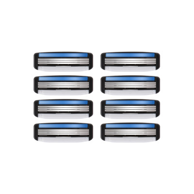 DORCO PACE 3 - Combo Dao Cạo Râu 3 Lưỡi - Bộ Gồm 2 Hộp Mỗi Hộp Gồm 1 Cán và 9 Đầu Cạo