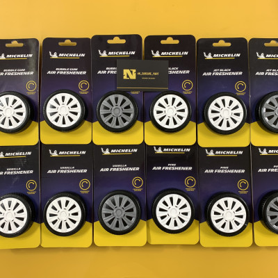 Sáp Thơm Ô Tô MICHELIN Khử Mùi Xe Hơi Cao Cấp - Michelin Organic Can Air Freshener (Hàng Chính Hãng) mùi hương pine
