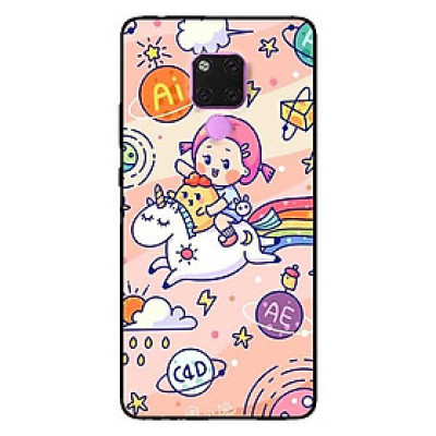 Ốp lưng dành cho Huawei 5t - Mate 20 - Mate 20 Pro mẫu Cô Gái Cưỡi Ngựa