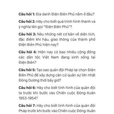 Kỉ Niệm 70 Năm Chiến Thắng Điện Biên Phủ - 70 Câu Hỏi-Đáp Về Chiến Thắng Điện Biên Phủ