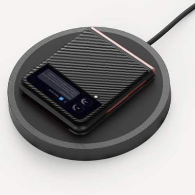 Ốp lưng dành cho Samsung Galaxy Z Flip 3 hiệu X Level vân carbon đẹp mỏng không bám vân tay chống va đập - Hàng nhập khẩu