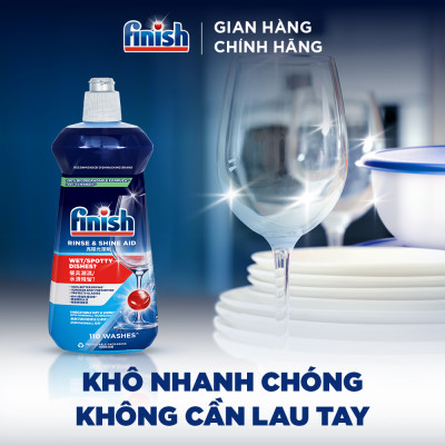 Nước Làm Bóng Chén Bát Finish Rinse & Shine Aid