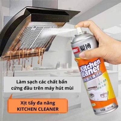Chai Xịt Bọt Tẩy Rửa Đa Năng 500ml – Làm Sạch Dầu Mỡ, Vết Bẩn Nhà Bếp & Nhà Tắm