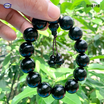 Vòng tay sừng đuôi Hồ Lô phong thủy (Đủ Size & màu) BH611 - Tĩnh tâm - May mắn hút Tài Lộc - Bracelet of HAHANCO