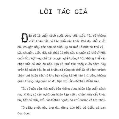 Bút Ký Kẻ Sát Nhân