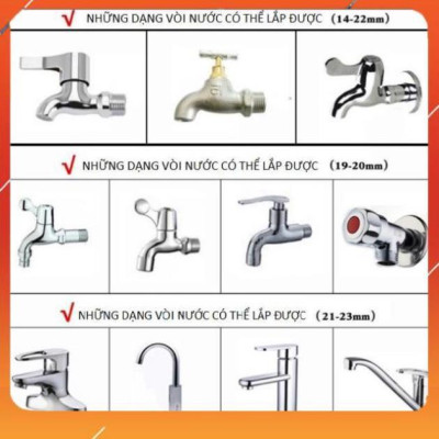 ️Evoucher Bộ dây vòi xịt nước rửa xe, tưới cây đa năng, tăng áp 3 lần, loại 7m, 10m 206236 đầu đồng, cút, +  mở chai