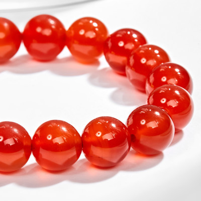 Vòng Tay Nam Đá Mã Não Đỏ Phối  Tỳ Hưu Bạc Mạ Vàng 24K Ngọc Quý Gemstones