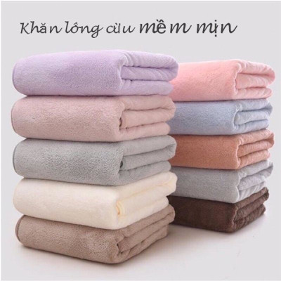 Khăn tắm bông Hàn Quốc cuộn tròn , mềm mại cao cấp , thấm hút nhanh , loại lớn 70 x 140cm nhỏ gọn rất tiện dụng