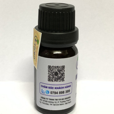 Tinh dầu Sả Java Oricen - Citronella oil (Green Lemongrass) 10ml