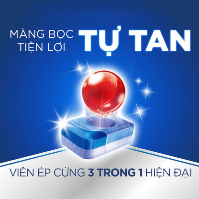 Túi 80 viên rửa chén Finish All In 1 Max Dishwasher Tablets Soda QT025453