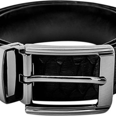 Thắt Lưng Nam Da Trăn VIP Đầu Kim Huy Hoàng HT4327 - Đen