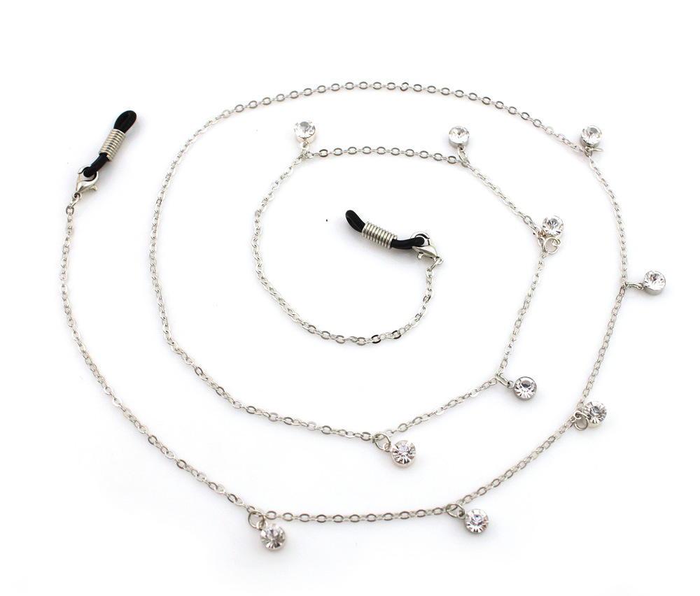 Dây đeo mắt kính dây giữ khẩu trang mix hạt đá nhỏ xinh thời trang unisex cá tính nổi bật
