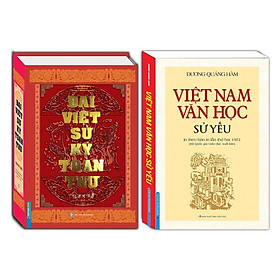 Sách - Đại Việt Sử Ký Toàn Thư + Việt Nam Văn Học Sử Yếu - Bìa Mềm - Minh Thắng