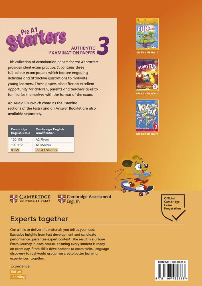 Cambridge English Pre A1 Starters 3 Student