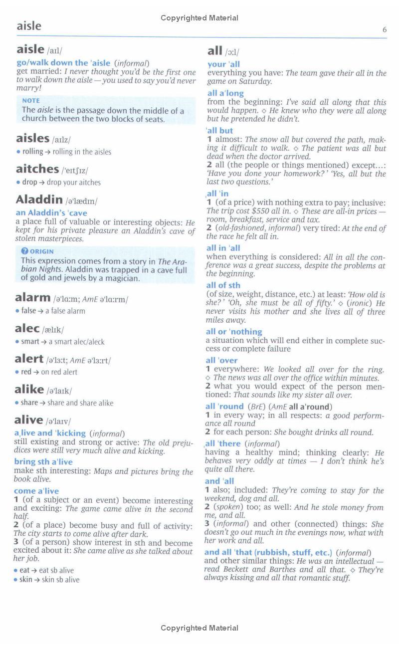 Oxford Idioms Dictionary for Learners of English (New Edition)