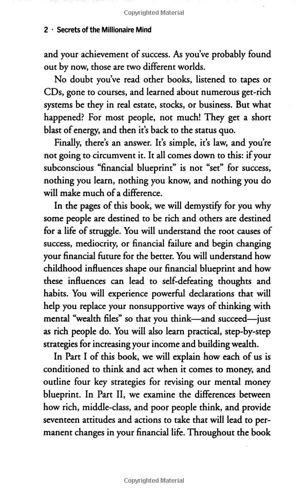 Secret Of Millionaire Mind