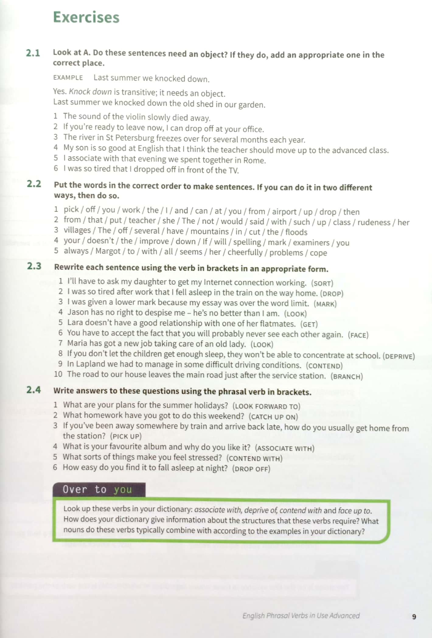 English Phrasal Verbs In Use Advanced Book With Answers (Vocabulary in Use)