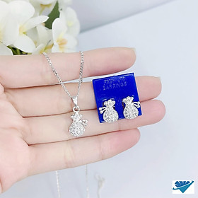 Bộ trang sức bạc chất liệu bạc s925 MS175b