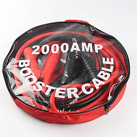 Dây Câu Kích Bình Ắc-Quy 2000AMP Dài 4m Cứu Hộ Ô Tô Xe Hơi Tặng Dây cáp kéo cứu hộ ô tô loại 3m