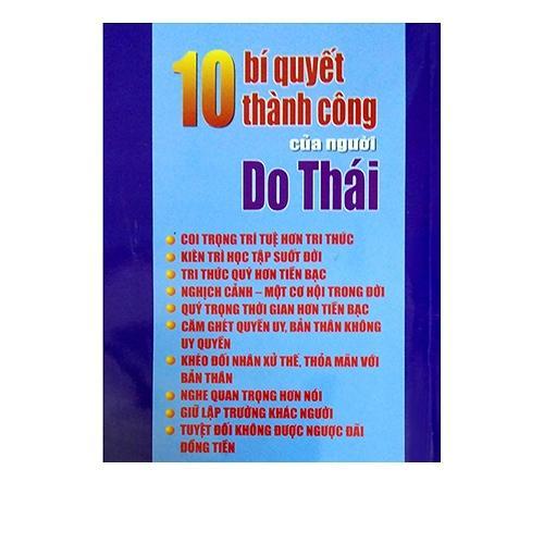 Sách - 10 Bí Quyết Thành Công Của Người Do Thái - Chính Thông