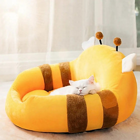 Nệm nằm ổ ngủ thú cưng mẫu ong vàng