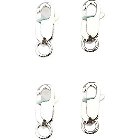 Combo charm bạc móc khóa kết vòng tay, dây chuỗi - Ngọc Quý Gemstones 