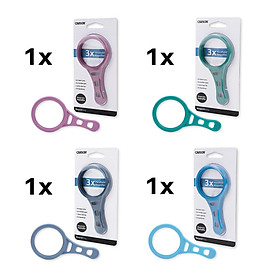 Kính lúp cầm tay MagnetMag có nam châm nhiều màu Carson DX-50AS ( Hàng chính hãng)