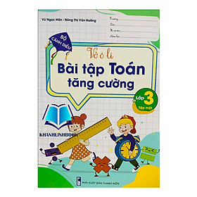 Sách - Vở Ô li Bài Tập Toán Tăng Cường lớp 3 - tập 1 ( cánh diều )