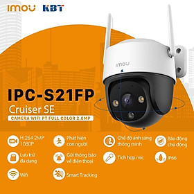 Camera Ngoài Trời IMOU Cruiser SE S31FEP 3mpx 2K / S51FEP 5mpx 3K Siêu Nét, Đàm Thoại 2 Chiều, Chống Nước IP66, Đèn Màu Ban Đêm - Hàng Chính Hãng