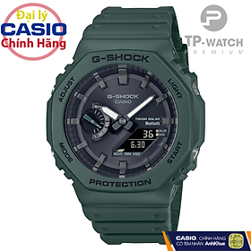 Đồng Hồ Nam Dây Nhựa Casio G-Shock GA-B2100-3ADR Chính Hãng - Pin Năng Lượng Mặt Trời - GA-B2100-3A Bluetooth