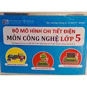 Sách - Bộ mô hình chi tiết điện môn công nghệ lớp 5