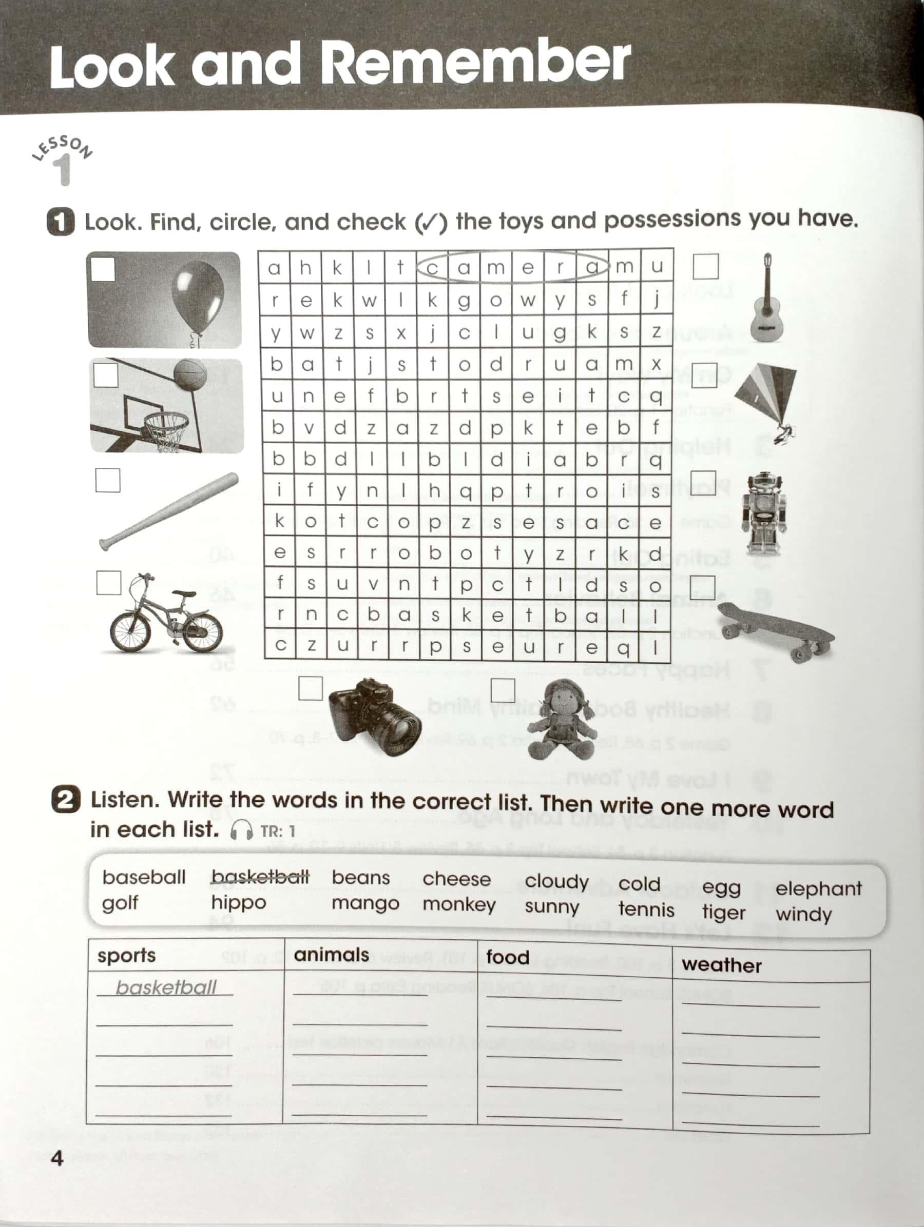 Look 3: Workbook With Online Practice