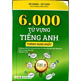 6000 Từ Vựng Tiếng Anh Thông Dụng Nhất