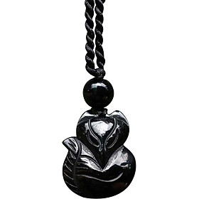 Mặt Dây Chuyền Hồ Ly Thạch Anh Đen 2 Ngọc Quý Gemstones U4