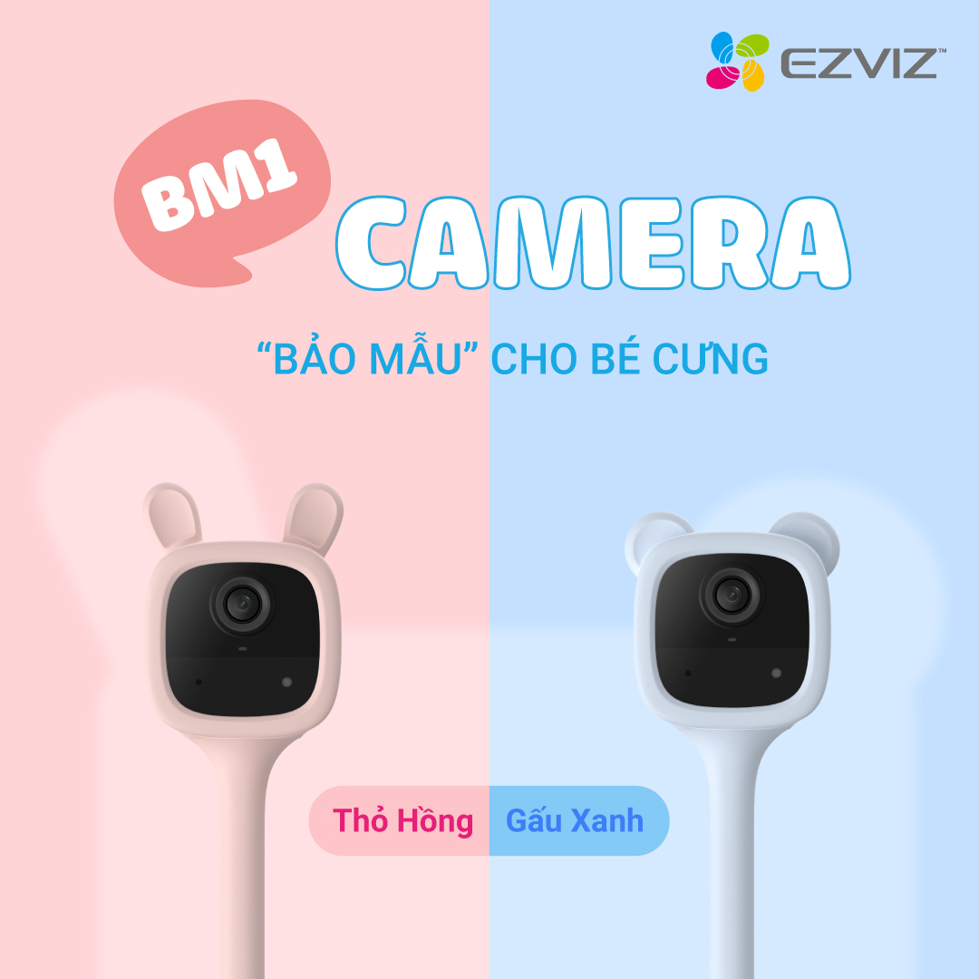 Camera Baby Trông Trẻ EZVIZ BM1 1080P - Hàng Chính Hãng
