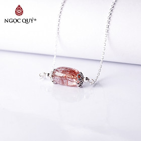 Lắc tay bạc hạt đá thiên nhiên - Ngọc Quý Gemstones