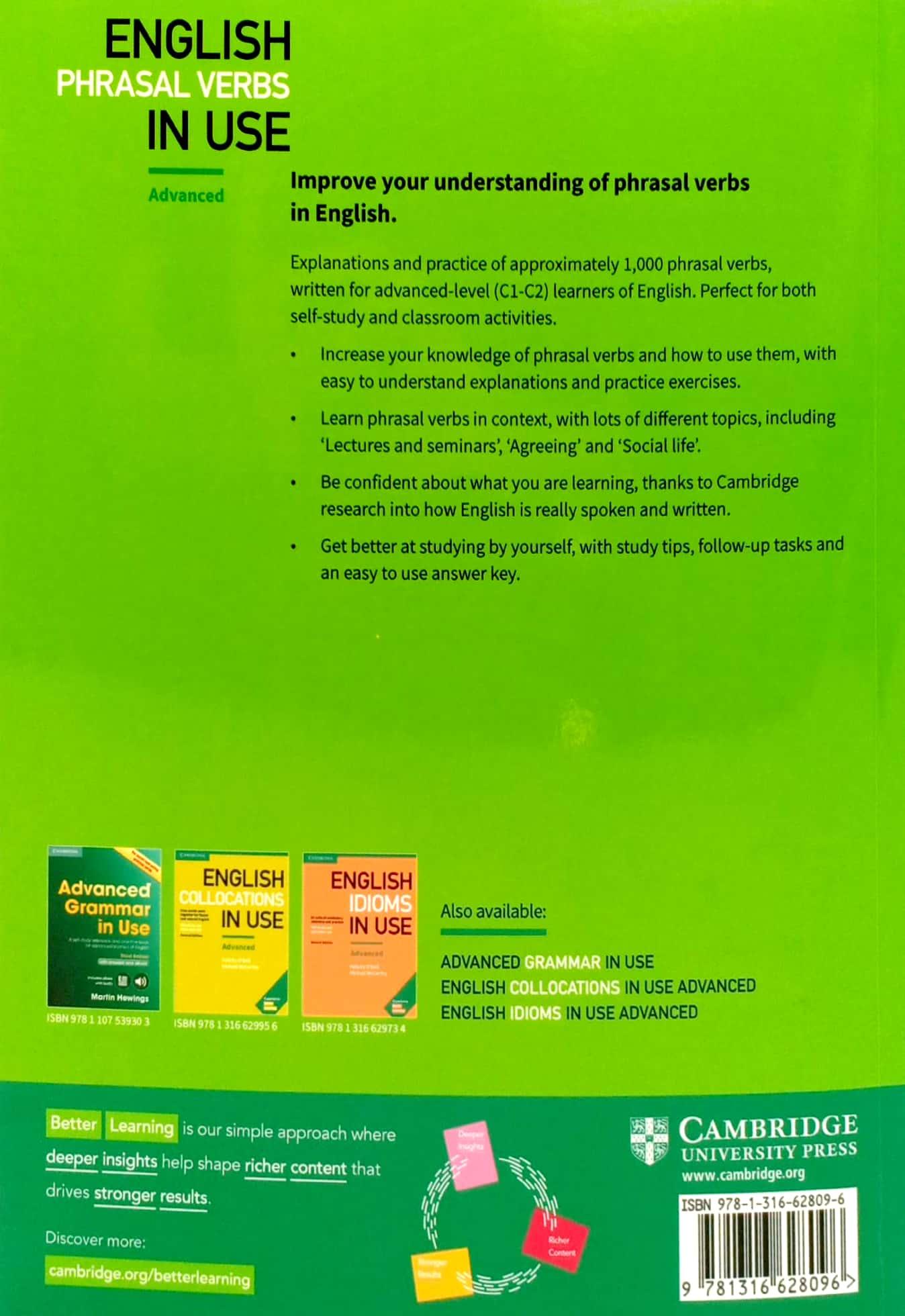 English Phrasal Verbs In Use Advanced Book With Answers (Vocabulary in Use)