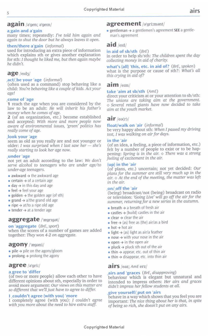 Oxford Idioms Dictionary for Learners of English (New Edition)