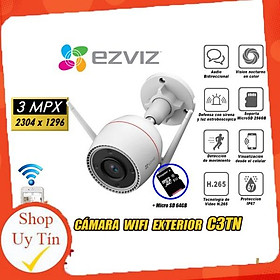 Camera WiFi ngoài trời 3MP EZVIZ C3TN OutPro - Hàng chính hãng