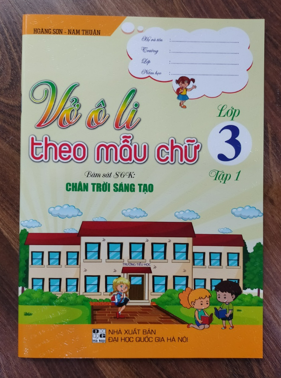 Sách - Vở ô li theo mẫu chữ lớp 3 - tập 1 ( Chân Trời Sáng Tạo )