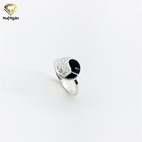 Nhẫn bạc Ý 925 Huệ Ngân - Thái Cực TJ057 (li tay nhỏ)