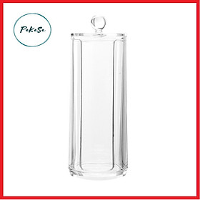 Hộp Nhựa Đựng Bông Tẩy Trang Dạng Ống PaKaSa - Hàng Chính Hãng 