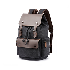 Balo nam vải canvas cao cấp phong cách mới 15,6"