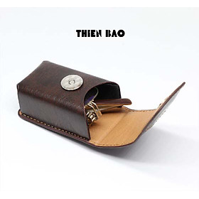 Bao da có đai đeo hông BD99 chuyên dùng để đựng kính lão thị, viễn thị gấp gọn KT 8*4*3CM làm thủ công HANDMADE bằng tay chắc chắn