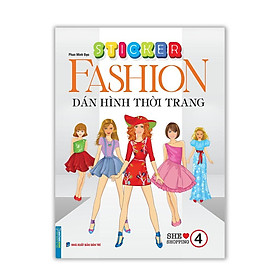 Sách - Sticker Fashion Dán Hình Thời Trang - Tập 4 - Minh Thắng